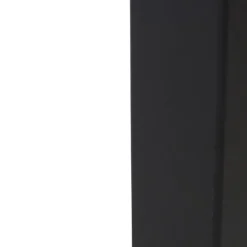 QAZQA Gartenbeleuchtung|Stehlampen Außen*Stehende Außenlampe schwarz mit opalweißem Schirm 50 cm - Dänemark