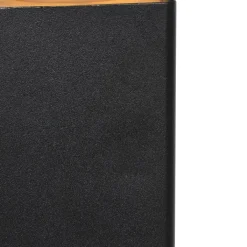 QAZQA Stehlampen Außen|Gartenbeleuchtung*Stehende Außenlampe schwarz 50 cm IP44 mit Rauchglaseffekt - Dänemark