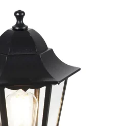 QAZQA Gartenbeleuchtung|Stehlampen Außen*Stehende Außenlaterne schwarz 120 cm IP44 - New Orleans