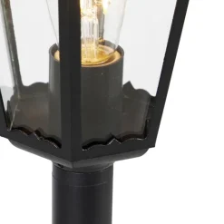 QAZQA Gartenbeleuchtung|Stehlampen Außen*Stehende Außenlaterne schwarz 120 cm IP44 - New Orleans