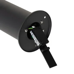 QAZQA Gartenbeleuchtung|Stehlampen Außen*Stehende Außenleuchte schwarz mit Rauchschirm 30 cm IP44 - Odense