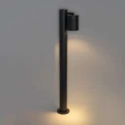 QAZQA Gartenbeleuchtung|Stehlampen Außen*Stehende Außenleuchte schwarz 80 cm AR70 verstellbar IP44 - Solo