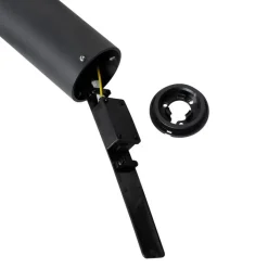 QAZQA Stehlampen Außen|Gartenbeleuchtung*Stehende Außenleuchte schwarz 50 cm 2-Licht verstellbar - Duo