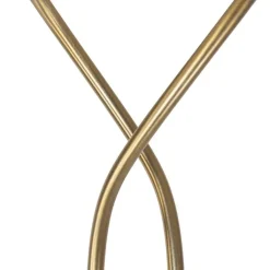 QAZQA Schlafzimmerlampen|Küchenlampen*Stehlampe Bronze inkl. LED und Dimmer mit Leselampe - Empoli