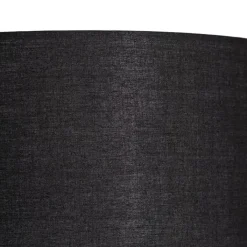 QAZQA Stehlampen|Wohnzimmerlampen*Stehlampe schwarz mit goldenem Interieur und Leselampe - Jelena