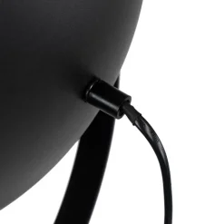 QAZQA Stehlampen|Wohnzimmerlampen*Stehlampe schwarz mit Gold 35 cm verstellbar - Magnax