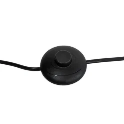 QAZQA Stehlampen|Wohnzimmerlampen*Stehlampe schwarz mit Gold 35 cm verstellbar - Magnax