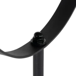 QAZQA Stehlampen|Wohnzimmerlampen*Stehlampe schwarz mit Gold 35 cm verstellbar - Magnax