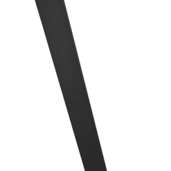 QAZQA Stehlampen|Wohnzimmerlampen*Stehlampe schwarz mit schwarzem Schirm und goldener Innenseite - Ilse