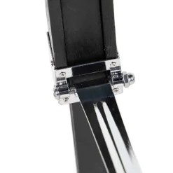 QAZQA Stehlampen|Wohnzimmerlampen*Stehlampe schwarz mit weißem Leinenschirm 45 cm - Tripod