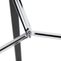 QAZQA Stehlampen|Wohnzimmerlampen*Stehlampe schwarz mit weißem Leinenschirm 45 cm - Tripod