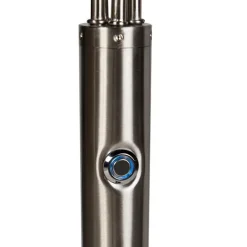 QAZQA Schlafzimmerlampen|Esszimmerlampen*Stehlampe Stahl inkl. LED mit Touch-Dimmer - Sixties Trento