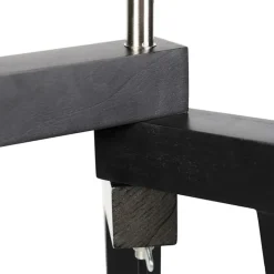 QAZQA Stehlampen|Wohnzimmerlampen*Stehlampe Stativ schwarz mit grünem Schirm und Gold 50 cm - Puros