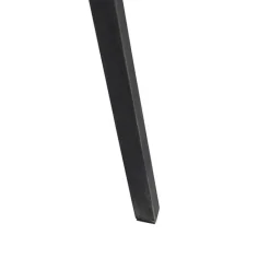 QAZQA Stehlampen|Wohnzimmerlampen*Stehlampe Stativ schwarz mit Schirm Pfau 50 cm - Tripod Classic