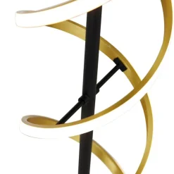 Trio Leuchten Led-Stehlampen|Stehlampen*Stehleuchte Gold inkl. LED 3-stufig dimmbar in Kelvin - Henk