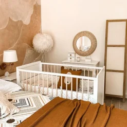 QAZQA Stehlampen|Wohnzimmerlampen*Stehleuchte im Landhausstil Stahl mit Weiß - Feather