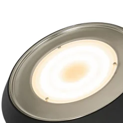 QAZQA Led-Stehlampen|Stehlampen*Stehleuchte schwarz inkl. LED und Dimmer mit Leselampe - Fez