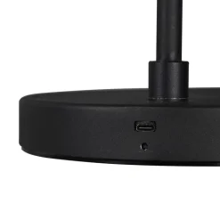 Trio Leuchten Led-Stehlampen|Akku Lampen*Stehleuchte schwarz wiederaufladbar inkl. LED 4-stufig dimmbar - Mateo