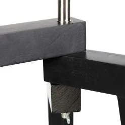 QAZQA Stehlampen|Wohnzimmerlampen*Stehleuchte Stativ schwarz mit taupe Schirm und Gold 50 cm - Puros