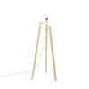 QAZQA Leuchten Ohne Schirm|Stehlampen*Stehleuchte Stativholz ohne Schirm - Puros