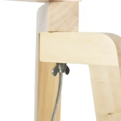 QAZQA Leuchten Ohne Schirm|Stehlampen*Stehleuchte Stativholz ohne Schirm - Puros