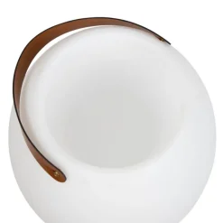 Newgarden Gartenbeleuchtung|Led-Außenleuchten*Stehleuchte Weiß 72,5 cm inkl. LED und Lautsprecher Dimmbar RGBW IP44 mit Fernbedienung - Apolo