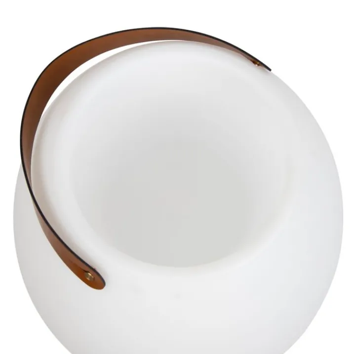 Newgarden Gartenbeleuchtung|Led-Außenleuchten*Stehleuchte Weiß 72,5 cm inkl. LED und Lautsprecher Dimmbar RGBW IP44 mit Fernbedienung - Apolo