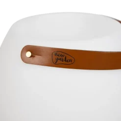 Newgarden Gartenbeleuchtung|Led-Außenleuchten*Stehleuchte Weiß 72,5 cm inkl. LED und Lautsprecher Dimmbar RGBW IP44 mit Fernbedienung - Apolo