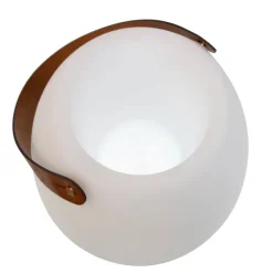 Newgarden Gartenbeleuchtung|Led-Außenleuchten*Stehleuchte Weiß 40,5 cm inkl. LED und Lautsprecher Dimmbar RGBW IP44 mit Fernbedienung - Apolo