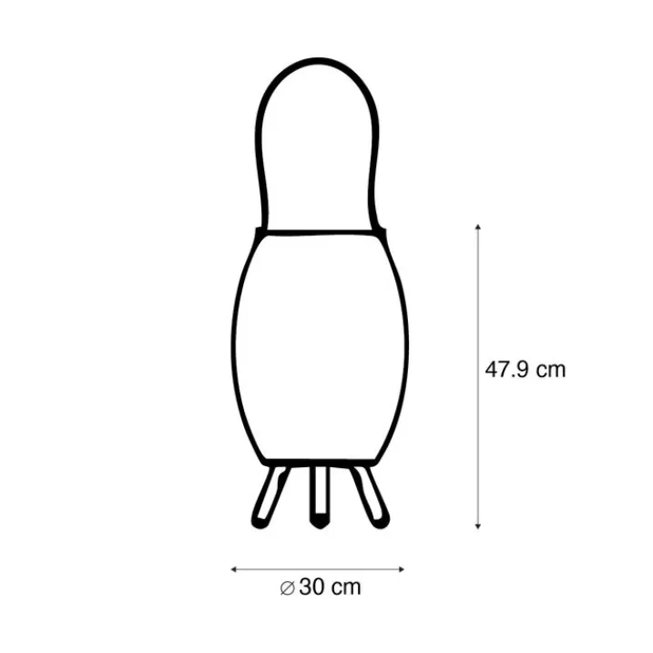 Newgarden Gartenbeleuchtung|Led-Außenleuchten*Stehleuchte Weiß 40,5 cm inkl. LED und Lautsprecher Dimmbar RGBW IP44 mit Fernbedienung - Apolo