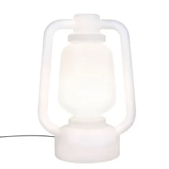 QAZQA Gartenbeleuchtung|Stehlampen Außen*Stehleuchte weiß 110 cm IP44 - Storm Extra Large