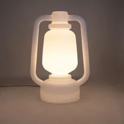 QAZQA Gartenbeleuchtung|Stehlampen Außen*Stehleuchte weiß 110 cm IP44 - Storm Extra Large