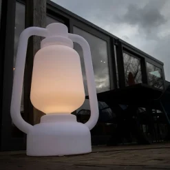 QAZQA Gartenbeleuchtung|Stehlampen Außen*Stehleuchte weiß 110 cm IP44 - Storm Extra Large