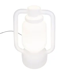 QAZQA Gartenbeleuchtung|Stehlampen Außen*Stehleuchte weiß 110 cm IP44 - Storm Extra Large