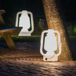 QAZQA Gartenbeleuchtung|Stehlampen Außen*Stehleuchte weiß 51 cm IP44 - Storm Large