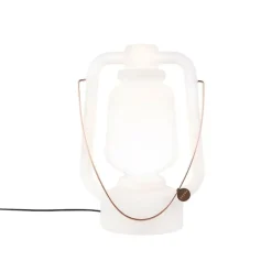 QAZQA Gartenbeleuchtung|Stehlampen Außen*Stehleuchte weiß 51 cm IP44 - Storm Large