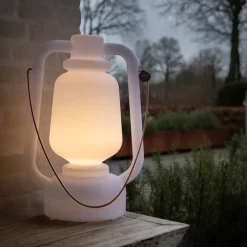 QAZQA Gartenbeleuchtung|Stehlampen Außen*Stehleuchte weiß 51 cm IP44 - Storm Large