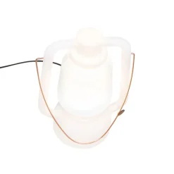 QAZQA Gartenbeleuchtung|Stehlampen Außen*Stehleuchte weiß 51 cm IP44 - Storm Large