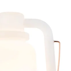 QAZQA Gartenbeleuchtung|Stehlampen Außen*Stehleuchte weiß 51 cm IP44 - Storm Large