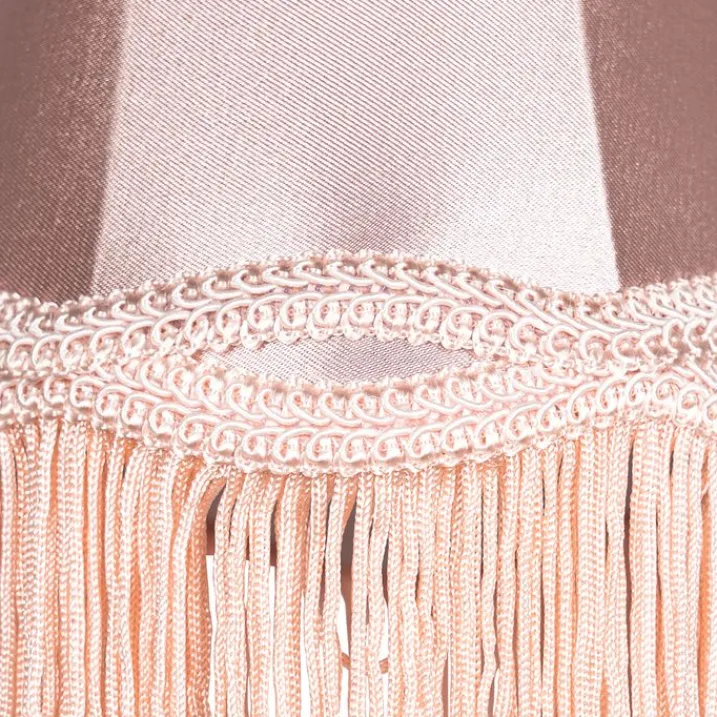 QAZQA Lampenschirme*Stoff-Klemmleuchte Rosa 12/8,5/15 - Granny