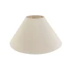 QAZQA Lampenschirme*Stofflampenschirm beige rund abgeschrägt 50/17,5/25