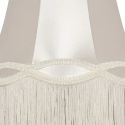 QAZQA Lampenschirme*Stofflampenschirm creme 30 cm - Oma