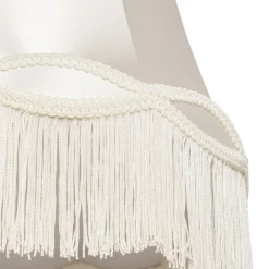 QAZQA Lampenschirme*Stofflampenschirm creme 30 cm - Oma