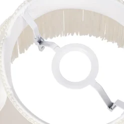 QAZQA Lampenschirme*Stofflampenschirm creme 30 cm - Oma