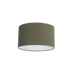 QAZQA Lampenschirme*Stofflampenschirm Dunkelgrün 35/35/20
