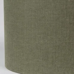 QAZQA Lampenschirme*Stofflampenschirm Dunkelgrün 35/35/20
