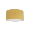 QAZQA Lampenschirme*Stofflampenschirm gelb 50/50/25