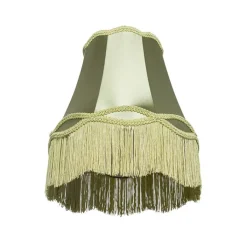 QAZQA Lampenschirme*Stofflampenschirm grün 30 cm - Oma