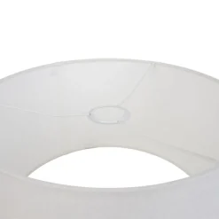 QAZQA Lampenschirme*Stofflampenschirm Off-White 35/35/20