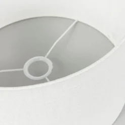 QAZQA Lampenschirme*Stofflampenschirm Off-White 35/35/20